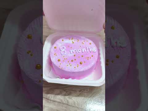 Bento cake # 8th month birthday cake @bhuvana baker's