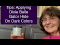 How to Apply Dixie Belle Gator Hide over Dark Colors