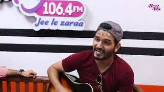 Gajendra Verma - Khelegi Kya song acoustic version in Magic FM studios with RJ SUD