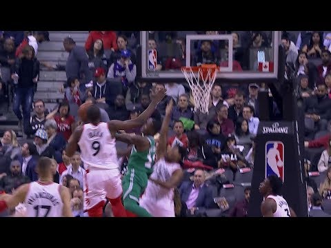 Raptors Highlights: Ibaka Denies Rozier - April 4, 2018