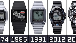 The Evoluiton of Casio Watches From 1974 to 2026