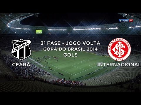 Goals - Ceará 3 x 1 Internacional-RS - Copa do Brasil 2014 - 08/13/2014