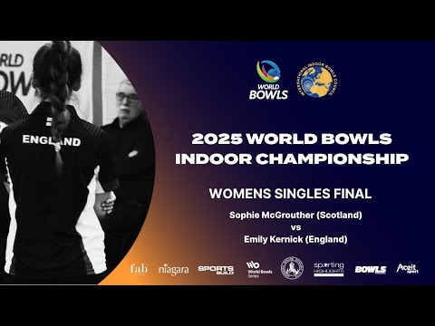 2025 World Bowls Indoor Championship |  Womens Singles Final