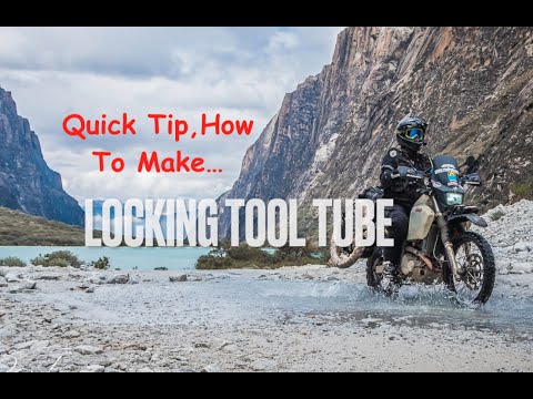 How to Make A Locking Tool Tube, For Your Motorcycle