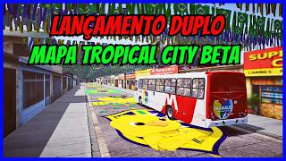 🔴Gameplay Novo Mod Mapa Tropical City Beta Linha 089 + Novo Mod | Proton Bus Simulator
