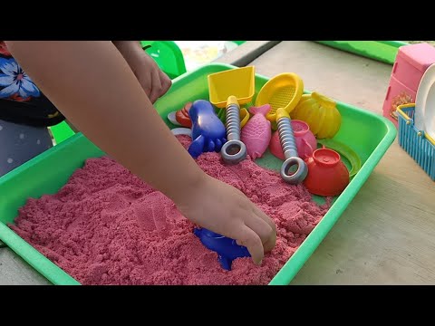Salsa Bermain PASIR AJAIB diTaman Bermain Anak _ Gagal bikin ISTANA PASIR😂 | Salsakids