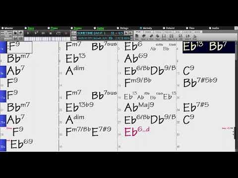 BACKING TRACK - SOMETIME (Art Pepper) Eb 132 BPM SWING