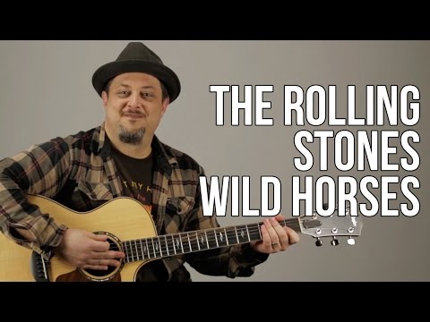 The Rolling Stones - Wild Horses Guitar Lesson - Tutorial - Chords - How to play