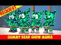 Robo Gummy Green Blue Glitter Deep Voice Gummy Gummy Bear Show MANIA Request