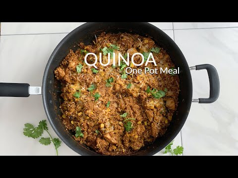 Make One Pot Mexican Quinoa with Chicken Meal in 30 Minutes