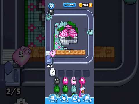 Pixel Flow Level 2805 Walkthrough