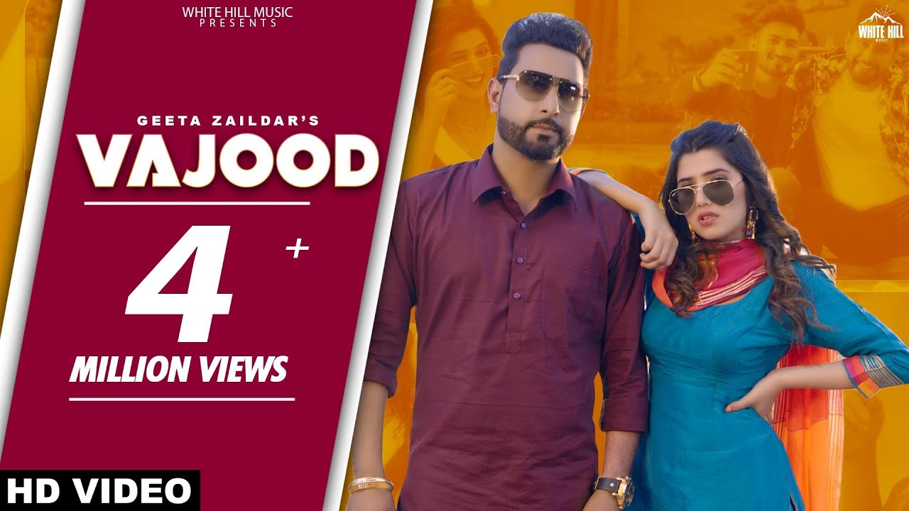 VAJOOD LYRICS - Geeta Zaildar Ft. Gurlez Akhtar