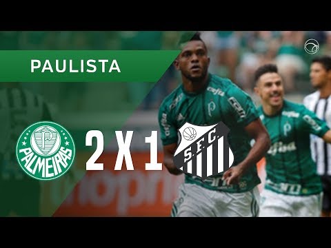 PALMEIRAS 2 X 1 SANTOS - 04/02 - PAULISTA 2018