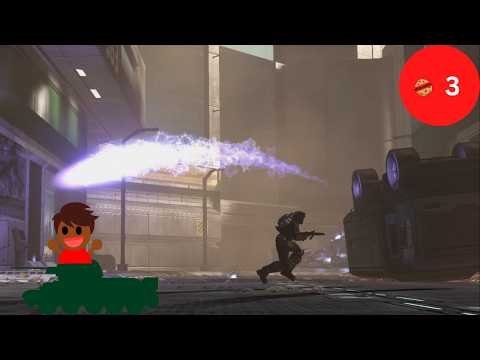 Breaking Through Kizingo Boulevard With a Tank - HALO 3 ODST