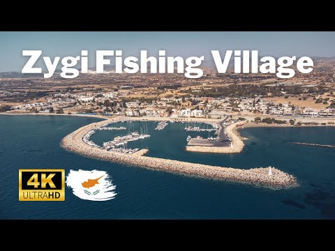 Cyprus from Above: 4K Drone Views of Zygi Fishing Village 🎣🚁🇨🇾