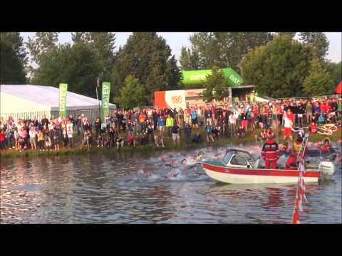 Schwimmstart Challenge Roth 2013