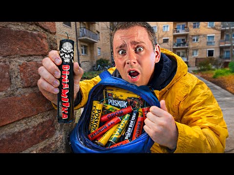 NAŠLI SMO TORBU PUNU PIROTEHNIKE NA ULICI!