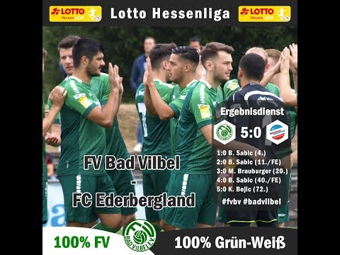 Lotto Hessenliga 2018/19 - FV Bad Vilbel vs. FC Ederbergland - Die Tore