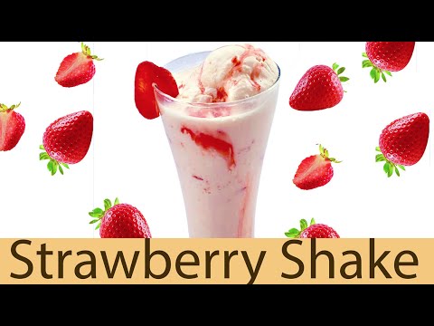 Strawberry shake | Thick Strawberry shake | strawberry delight | Sauteed stories