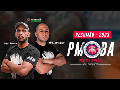 Resumão PM BA 2023 - Reta Final - Questões Comentadas