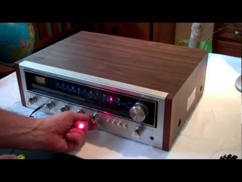 Pioneer SX-434 PART 2 update look inside --- + new vol. knob (EBay $8.00).mp4