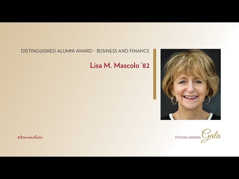 2019 Stevens Awards Gala - Distinguished Alumni Award - Lisa Mascolo