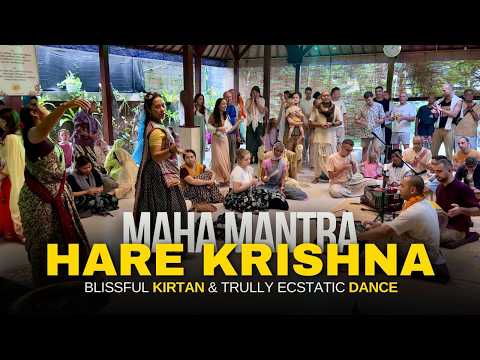 Discover the Joy of HARE KRISHNA Maha Mantra Kirtan & ECSTATIC Dance in Bali ISKCON