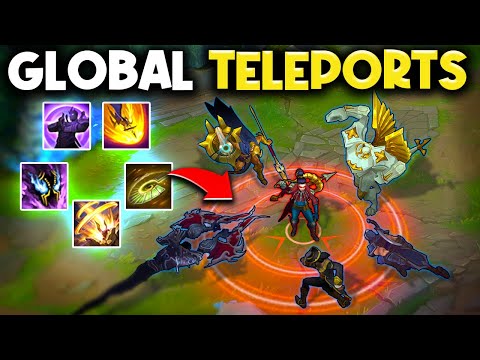 WE PICKED 5 GLOBAL TELEPORTS AND ONE-SHOT CARRIES ACROSS MAP (THERES NO ESCAPE)