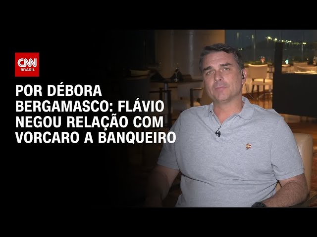 Flávio Bolsonaro negou relação com Vorcaro a banqueiro | CNN 360°