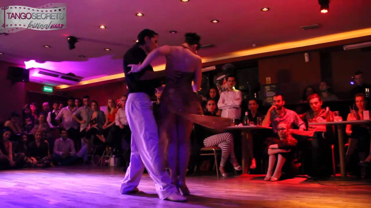 JULIAN SANCHEZ Y MELINA MOURIÑO en el Tango Secrets Festival 2014 02/02