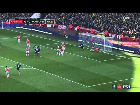 Odion Ighalo Scores vs  Arsenal - March 13 2016
