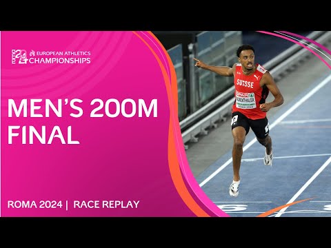 SHOCK gold from lane nine! 😱🥇 Men's 200m final replay | Roma 2024