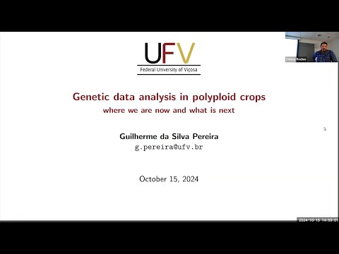 Guilherme da Silva Pereira: Genetic data analysis in polyploid crops