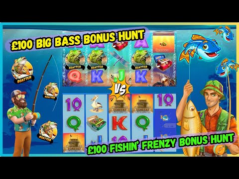 💥BIG BASS VS FISHIN' FRENZY BONUS HUNT! 🎉 Who Is The Better Fisherman? 🎣🐟