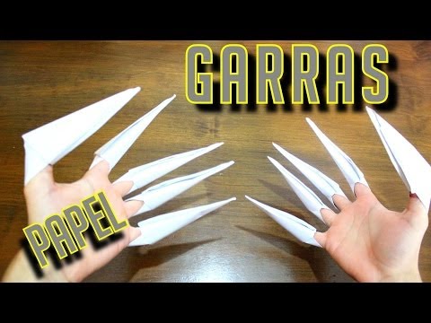 How to make paper claws! - Origami