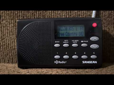 102.3 WXLC Waukegan, IL Station ID "Free Country 98.3 and 102.3" 8/4/24 10 AM CT