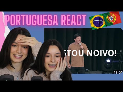 Portuguese woman reacting to comedian @renatoalbani NOIVO Stand Up