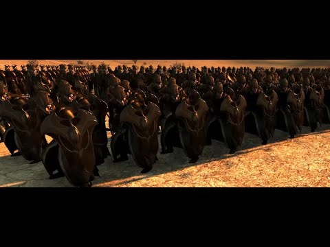 Woodland Realm Vs. Mordor - Total War Attila Submod The Dawnless Days - Custom Battle