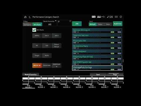 Yamaha Montage M Demo - Strings