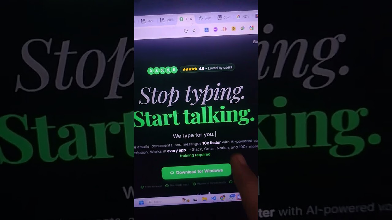 STOP TYPING Forever This TalkToText AI Turns Your Voice into Text Everywhere #shorts
