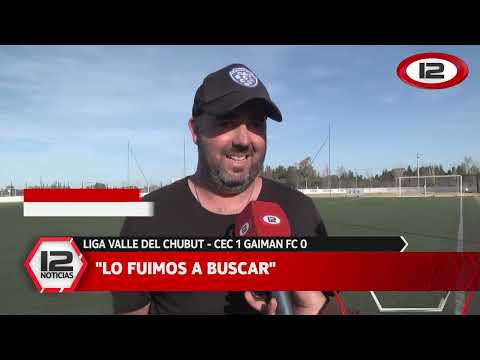 DEPORTES | LIGA VALLE DEL CHUBUT: EL CEC LE GANÓ A GAIMAN FC POR 1 A 0