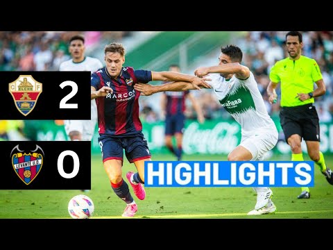 The ABSOLUTE BEST Elche vs Levante Highlights 2-0 Goals HD