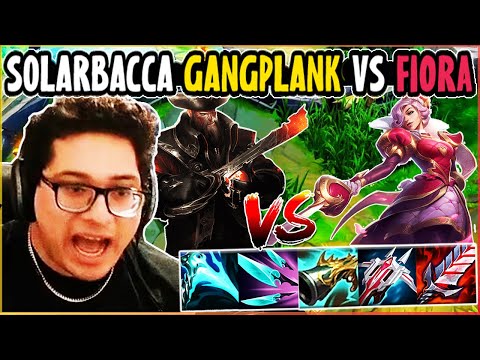 SOLARBACCA Gangplank Vs Fiora Top - NA Challenger- Patch 14.5