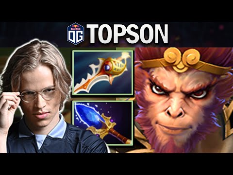 OG.TOPSON MONKEY KING WITH AGHANIMS-DR - DOTA 2 7.25 GAMEPLAY