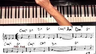 Jazz Piano reHarm tutorial - I Could Write A Book - R. Rodgers JPC 221