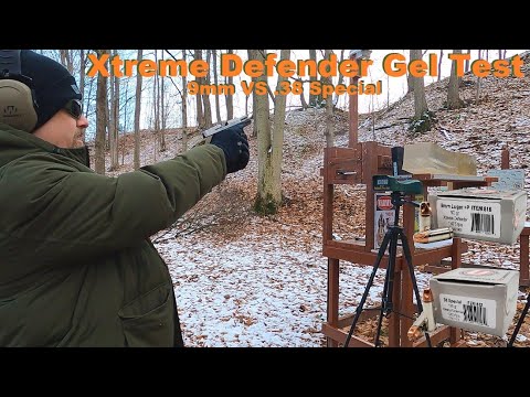 Underwood Xtreme Defender Gel Test - 9mm VS .38 Special