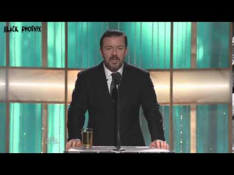 Golden Globe -  Ricky Gervais 2010 2011 2012 Swesub / svensk text