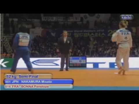 SUWON 2010 NAKAMURA (JPN) BONNA (FRA) -52 KG
