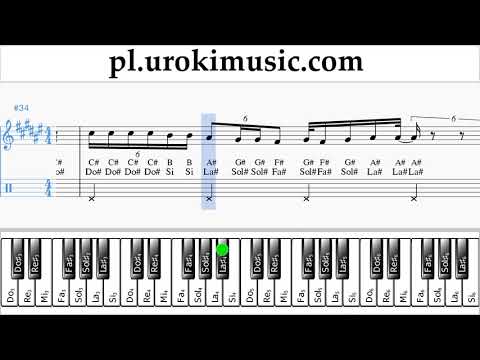 Jak Grać Na Fortepianie (prawa ręka) Ozuna x Romeo Santos - El Farsante Remix Tabulatura Lekcje um