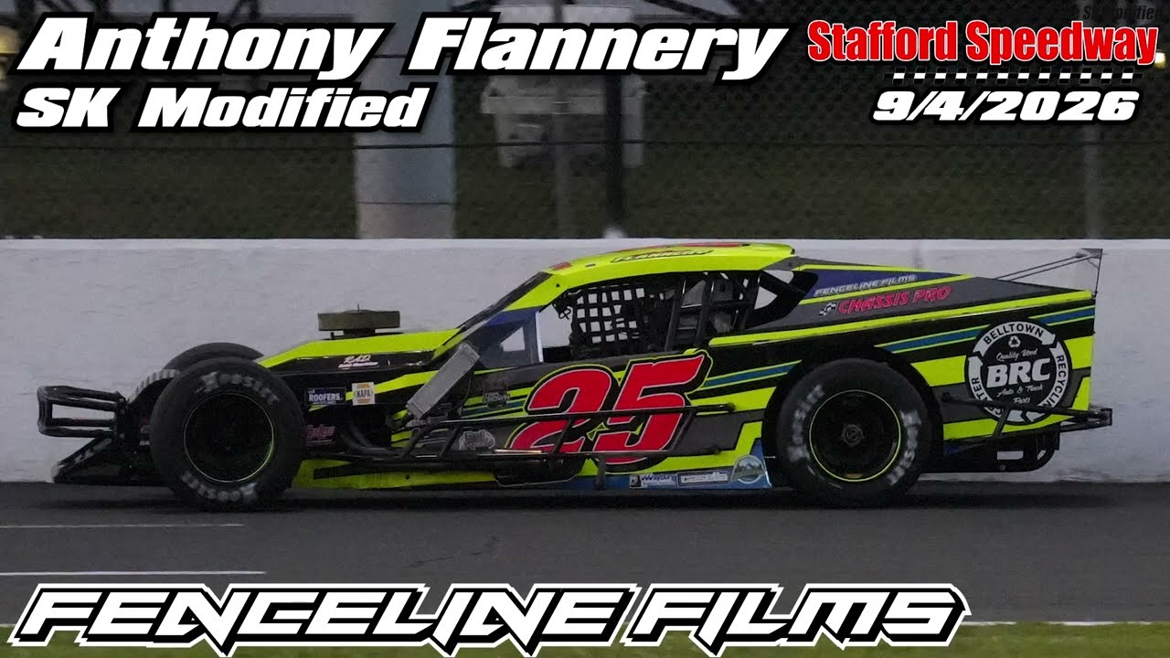 Anthony Flannery SK Modified at Stafford Speedway